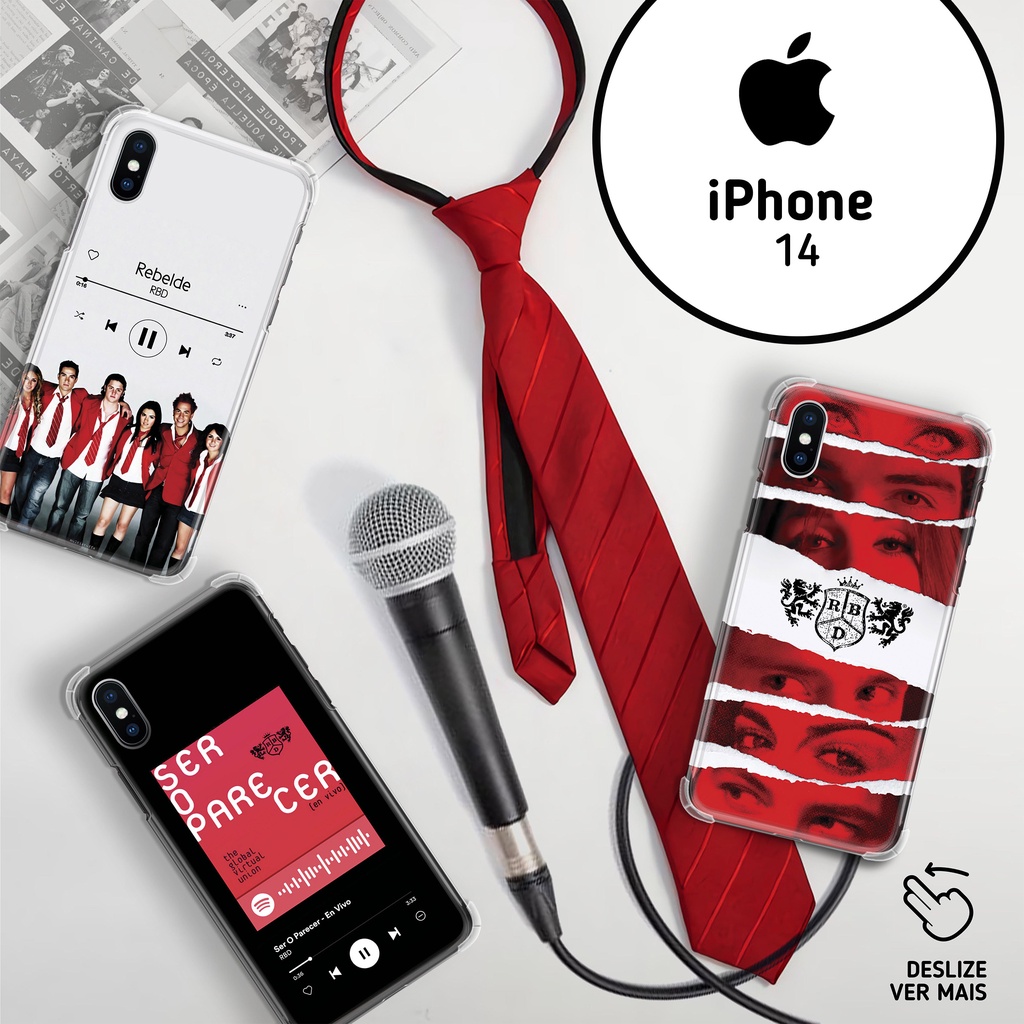 Capa Capinha - iPhone 14 - Rebelde RBD Turnê 2023 | Shopee Brasil
