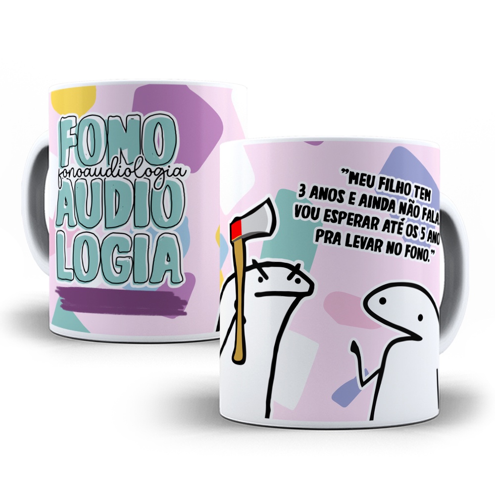 canec a flork meme fonouadiologia 325 ml | Shopee Brasil