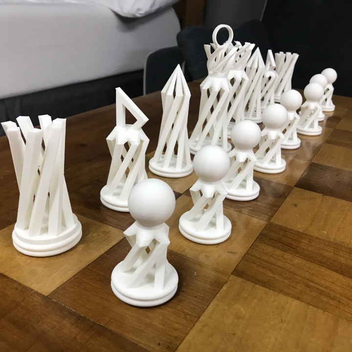 Replicando uma peça de Xadrez com uma impressora 3D 