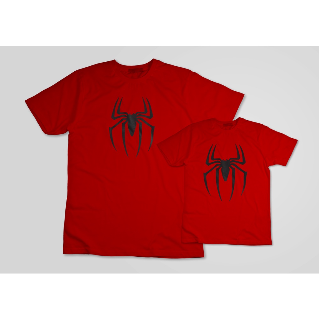 Camiseta Spider Man Tshirt Homem Aranha Logo Casual Rosa Preto