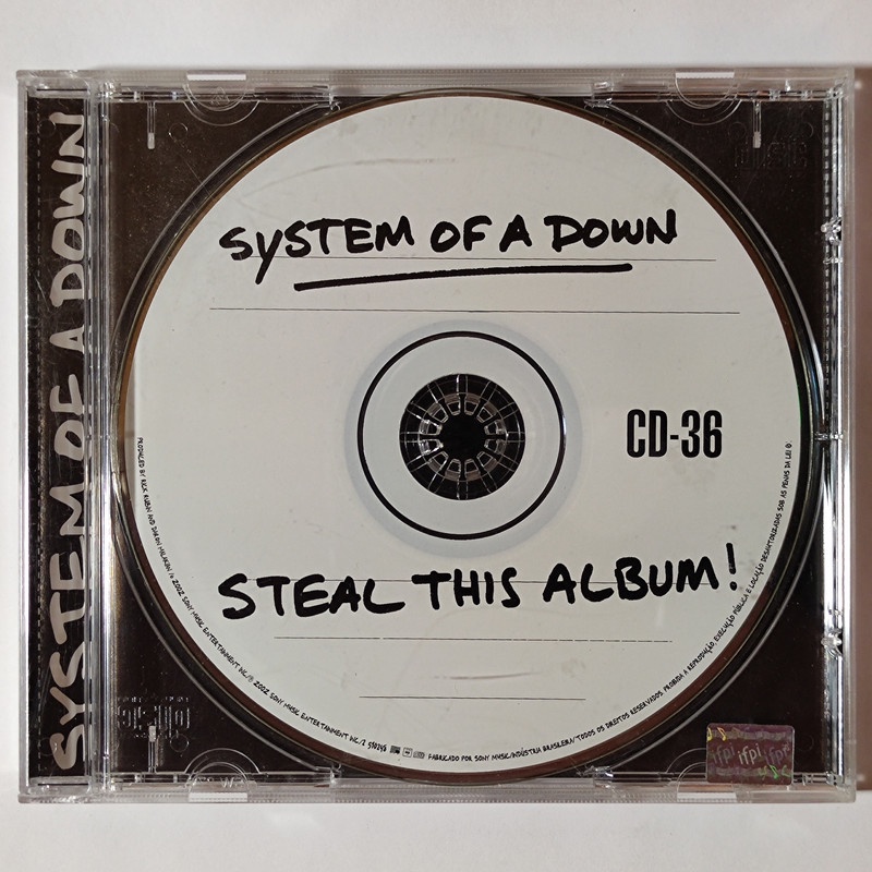 System Of A Down - Steal This Album! | Shopee Brasil