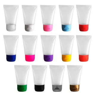 50 bisnagas de 30 ml para festas alcool gel.tampa flip-top
