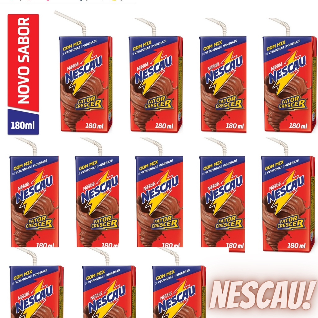 Bebida Lactea Nescau Chocolate Cx 1l - Cogeb Supermercados