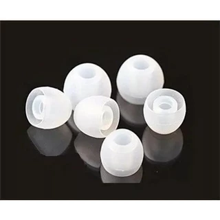 Kit 12 Pecas Borracha Borrachinha Fone De Ouvido Transparente