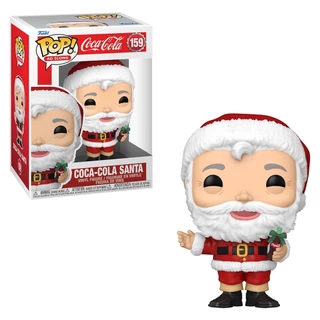 FUNKO POP AD ICONS COCA-COLA - COCA-COLA SANTA 159 NOVO ORIGINAL