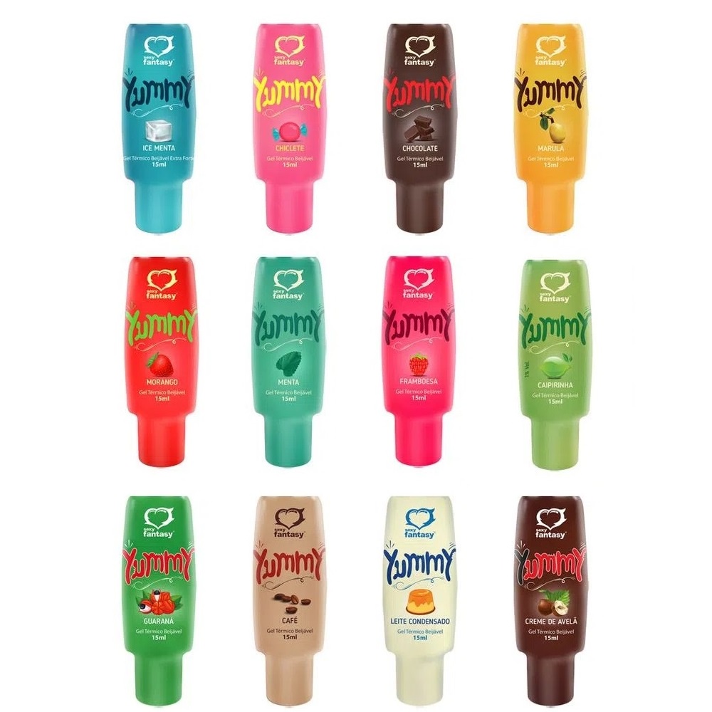 5 Deliciosos Geis Lubrificantes Comestiveis Yummy | Shopee Brasil