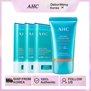 AHC Perfeição Natural Stick Solar Fresco SPF50 + PA + 14g x 3p + Creme Umedecido Conjunto 50ml