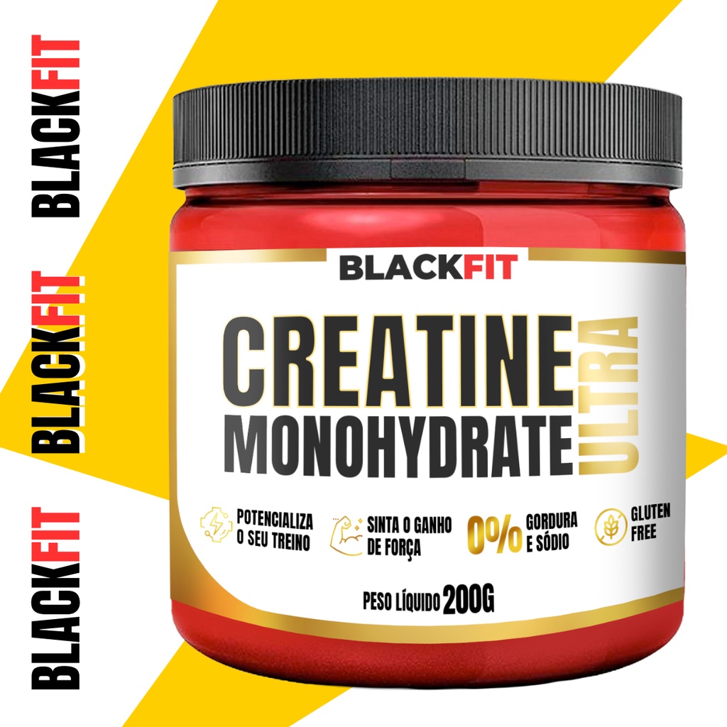 Creatina 200g BLACK-FIT - Massa Muscular