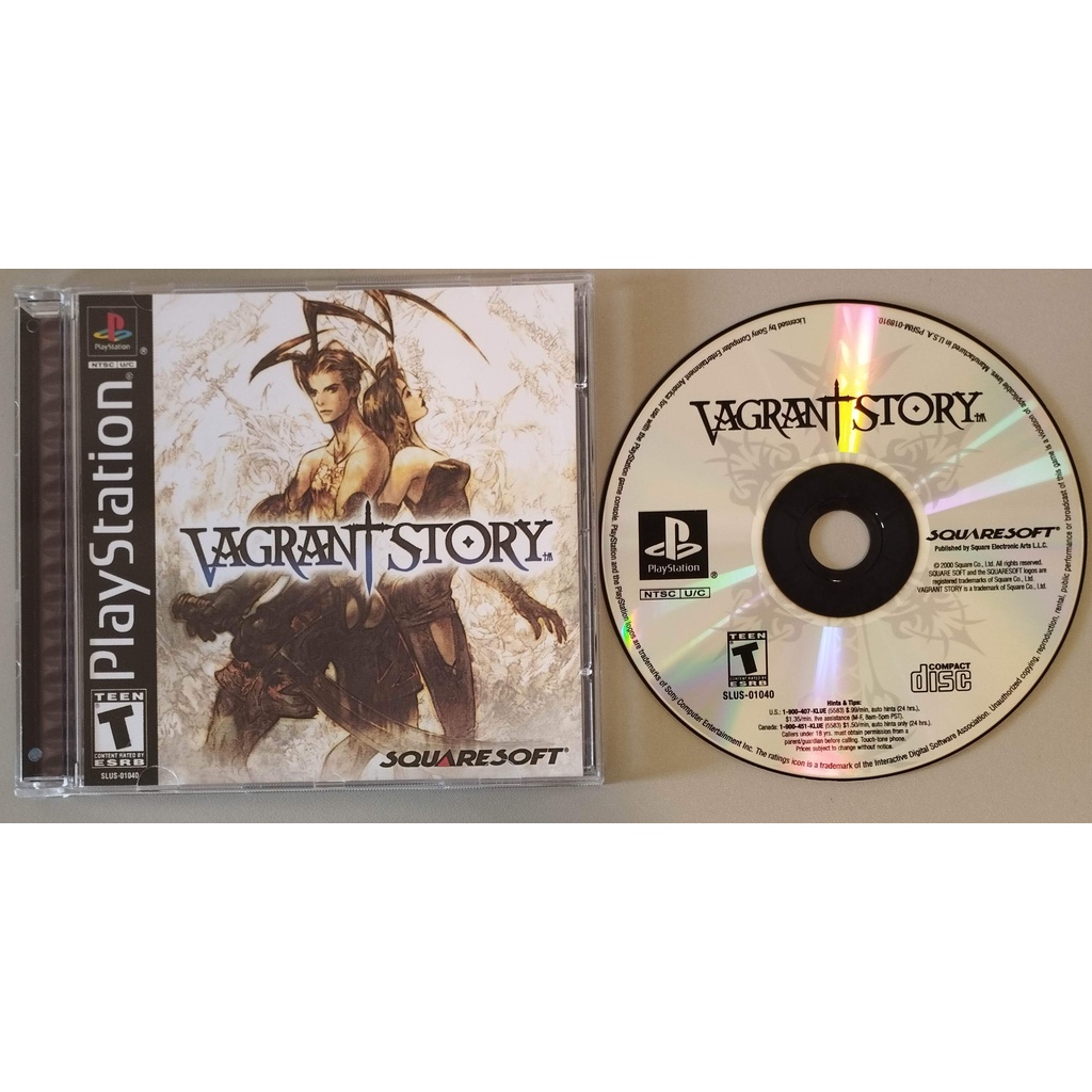 PS1 - VAGRANT STORY - MÍDIA PRETA