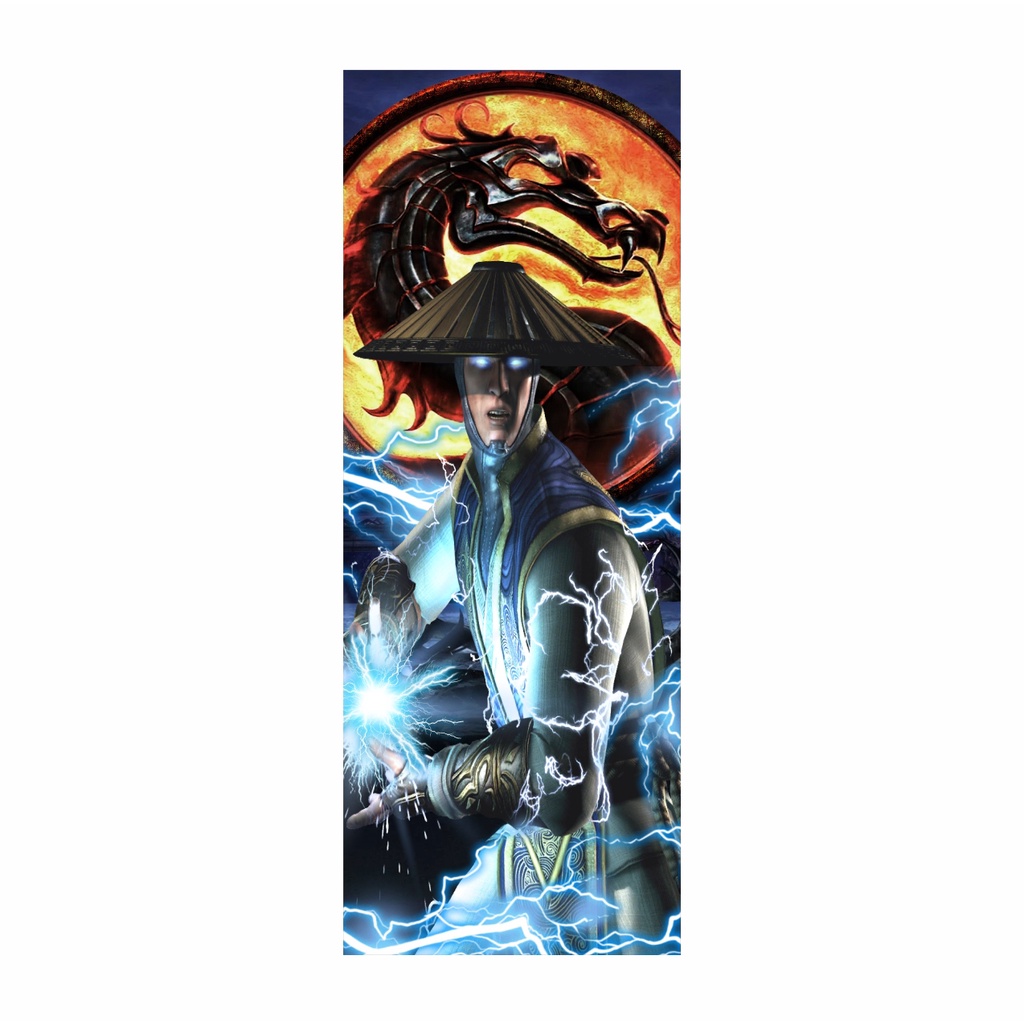 Adesivo Decorativo de Porta Raiden Mortal Kombat (cod.rmk1) | Shopee Brasil