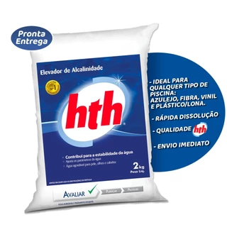 Elevador de Alcalinidade Hth Bicarbonato de Sódio Para Tratamento Piscinas 2kg