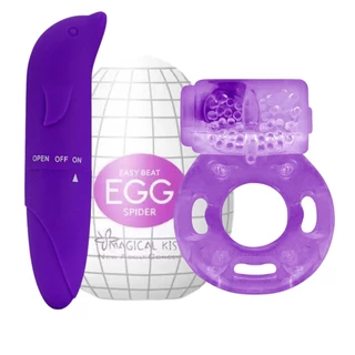 Vibrador Ponto G Golfinho SexShop + Anel pêniano com vibrador + Ovo Egg Masturbador Masculino - Erótico Sex Shop em Oferta na Shopee