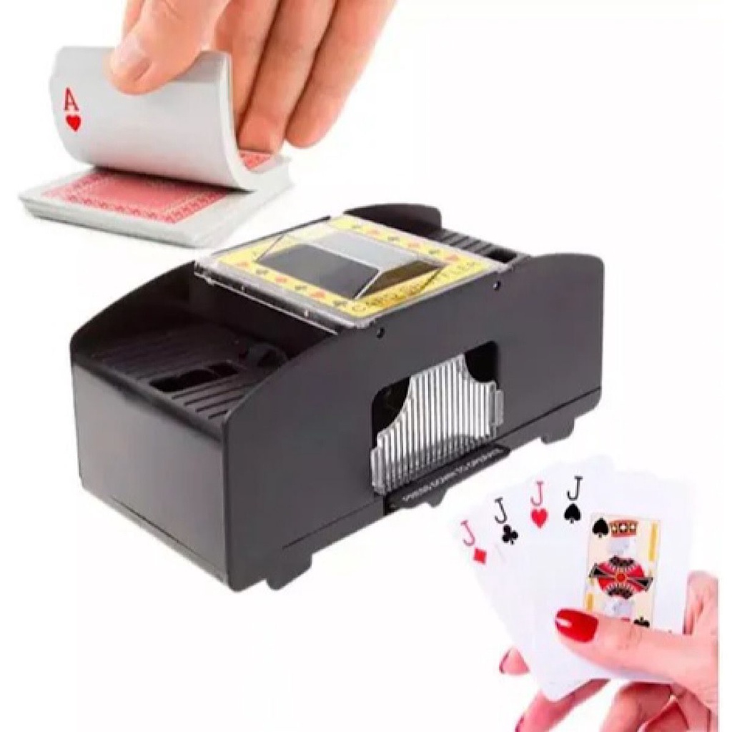 AUGMAXI Revendedor de cartas automático universal – máquina de pôquer  rotativa de 360° para jogos de cartas UNO, Blackjack, Texas Hold'em e Home  com recurso antitrapaça : : Brinquedos e Jogos