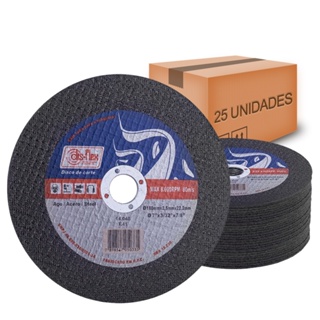 Kit 25 Discos de Cortes 4.1/2x1,0mmx7/8 Extrafino Bronze Disflex