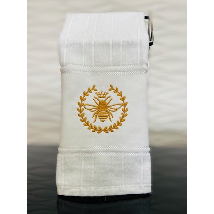 Toalha De Lavabo Bordada - Abelha decoração banheiro