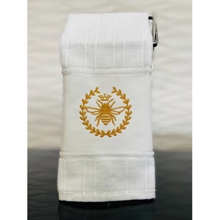 Toalha De Lavabo Bordada - Abelha decoração banheiro