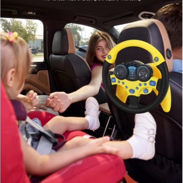 Brinquedo do volante do carro, Volante Para Carrinho, Brinquedo musical  educativo para bebê com luz e som para brincar de faz de conta, jogo  educativo para presente de aniversário Sritob : 