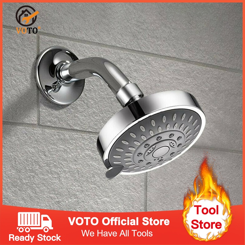 Ducha De Chuveiro G1 / 2 '' Alta Pressão Ajustável Com 5 Configuração