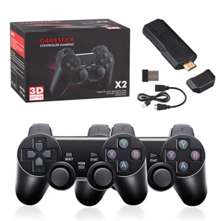 GD10 Video Game Stick 4K Console 2.4G Duplo Controlador Sem Fio 40000 Jogos 128GB Retrô Para PS1/GBA Boy Gift