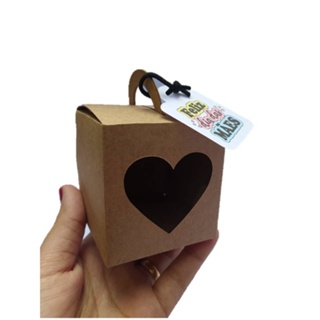 10 Caixinhas Para Suculenta Kraft + Tag Feliz Dia Das Mães em Oferta na Shopee