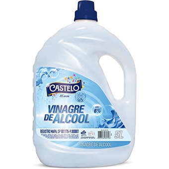 Vinagre De Álcool Castelo Galão 5l 6%