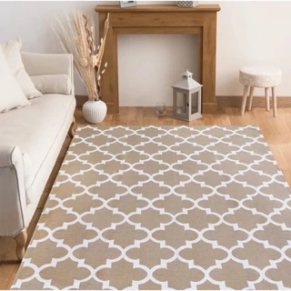 Tapete Antiderrapante para Sala, Quarto, Escritório Suprimi Bege