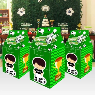Caixas Milk Futebol Lembrancinha Aniversário Personalizada