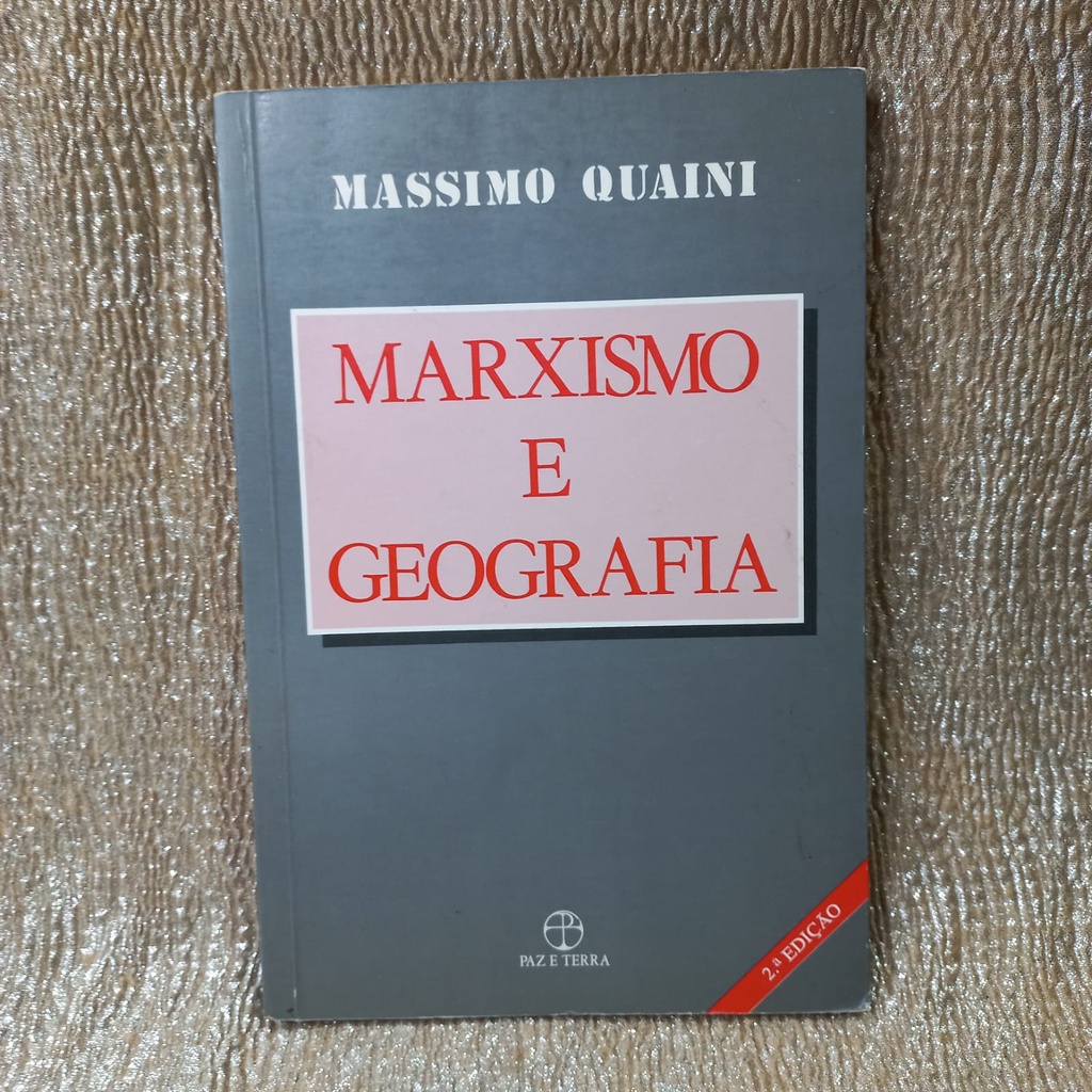 LIVRO Marxismo e Geografia Massimo Quaini Shopee Brasil