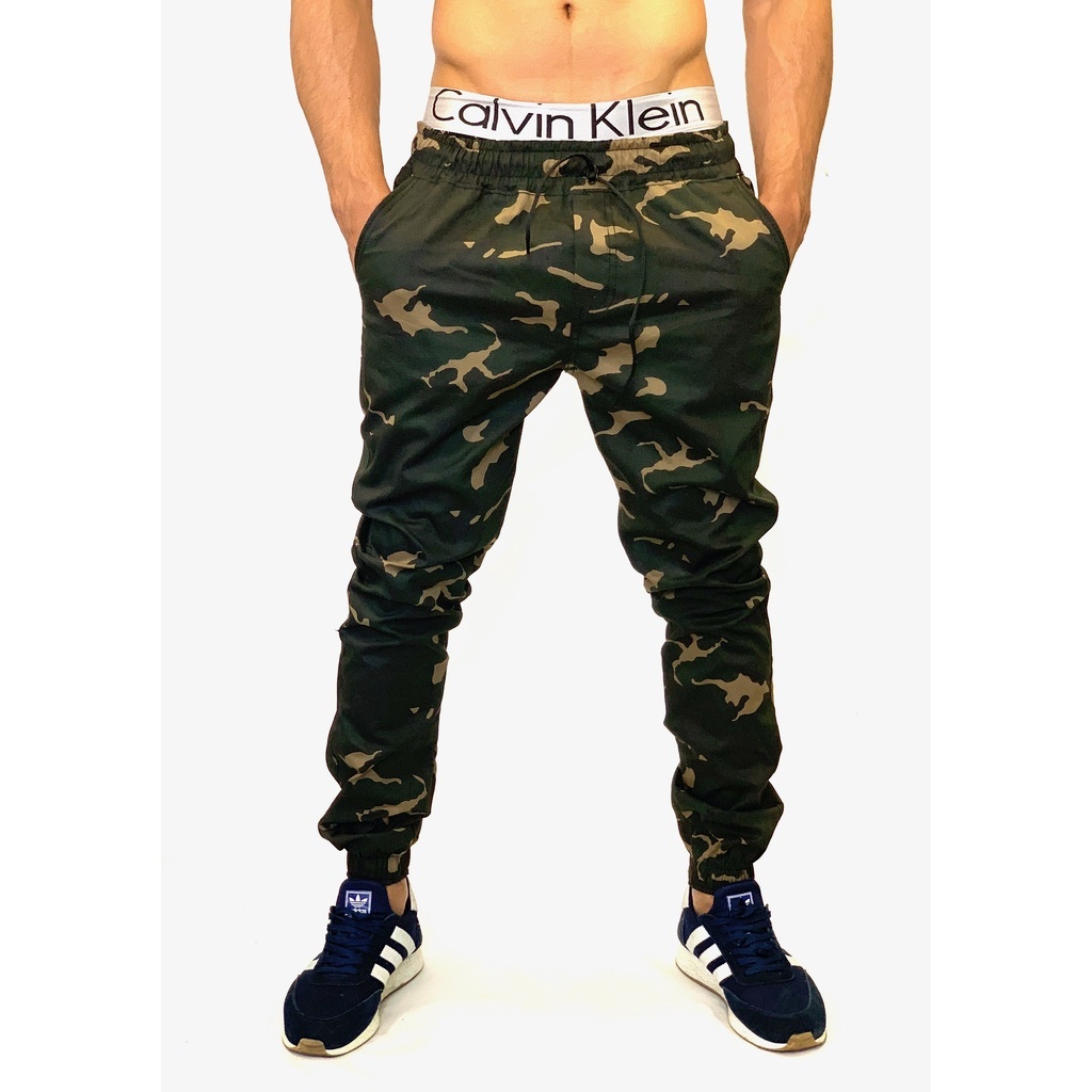 Calca jogger sale masculina camuflada