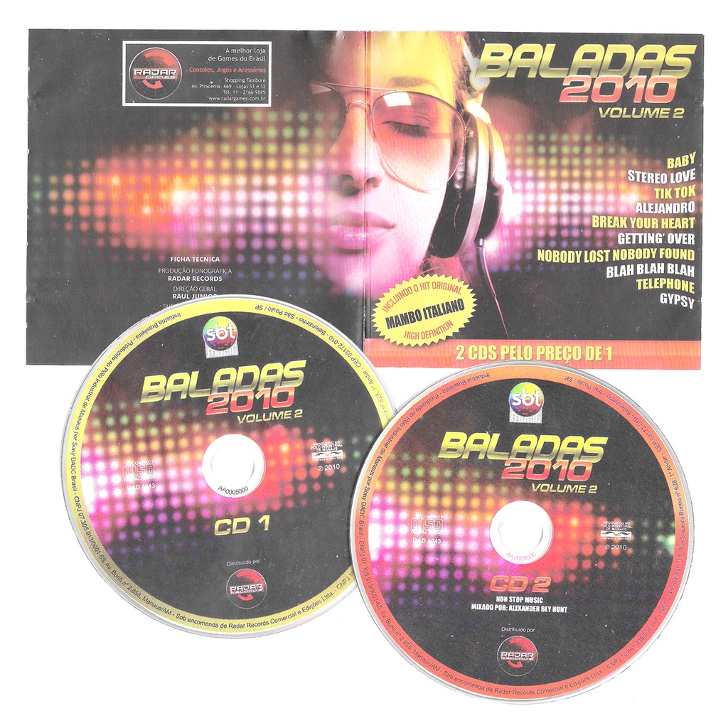 Kit CD-Duplo Baladas Anos 10+ Dvd Anos 90: 28+14 músicas. O melhor dos ...