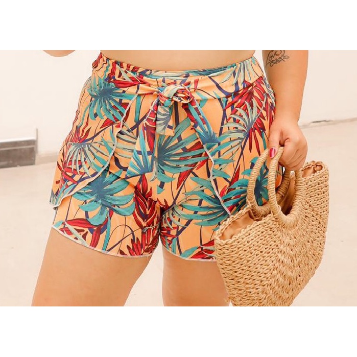 Short Feminino para Praia Academia Clube Piscina Caminhada Moda