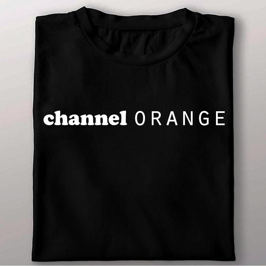 Camiseta Channel Orange Frank Ocean 100% Algodão Música Soul Hip Hop Artista Álbum