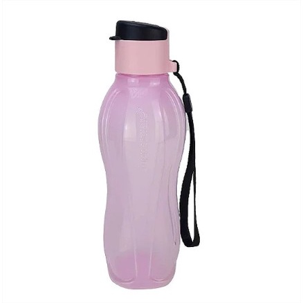 Garrafa Tupperware Eco Tupper Plus Rosa Tampa Preta - 500ml | Shopee Brasil