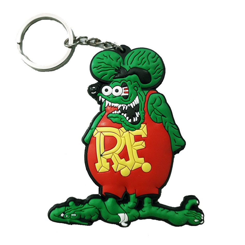 Chaveiro Rat Fink + Adesivo Vinil - Hot Rod / Rat Rod | Shopee Brasil