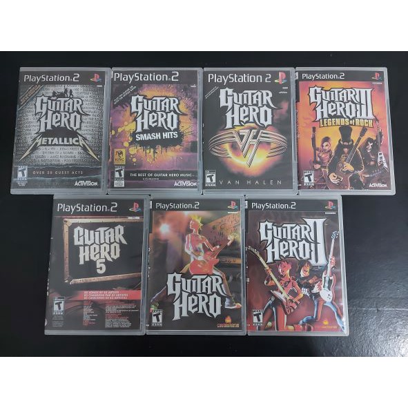 Coleção Guitar Hero ps2