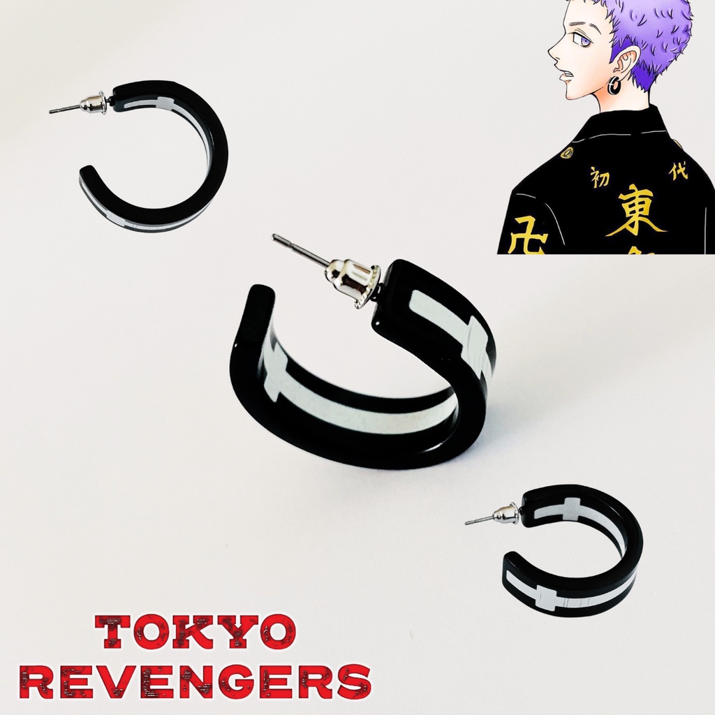 Tmdbyx 1pc Brincos Anime Tokyo Revengers Surrounding Takashi Mitsuya  Personagem Dos Desenhos Animados Cos Acessórios De Decoração