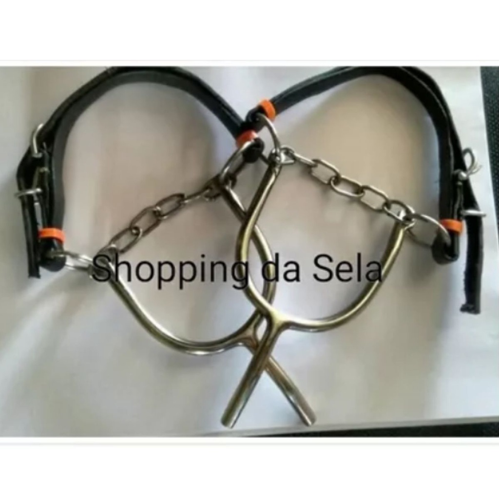 Espora Inox Sem Ponta + Correias