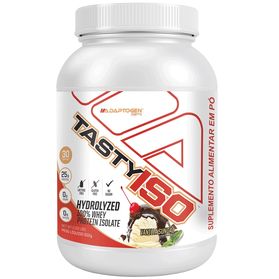 Tasty Iso Adaptogen – 100% Whey Protein Hidrolisado Isolado