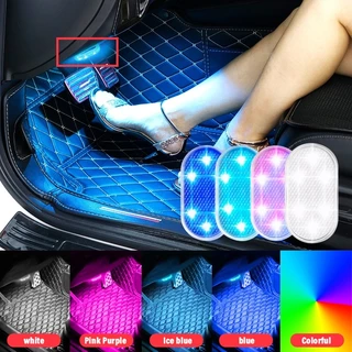 Luz Led Interior Do Carro Iluminação de Led Rgb Carregamento Usb Veicular Painel Teto Porta Luzes Interna Veiculo Automóvel