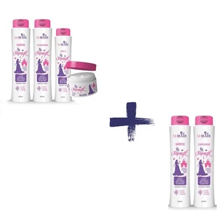 Combo Capilar By Rapunzel Mahair ( Kit 4 itens + Shampoo e Condicionador )