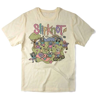 Camiseta Algodao Slipknot Cute Banda Heavy Metal Engraçada Unissex