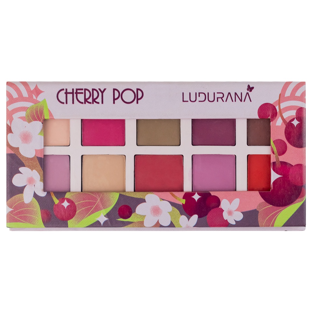 Paleta de Sombras Ludurana 10 Cores