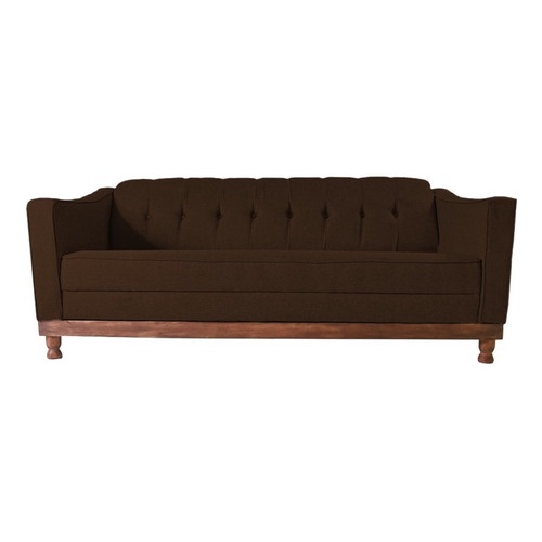 Sofá Aruam Chesterfield Super Luxo Marrom Shopee Brasil