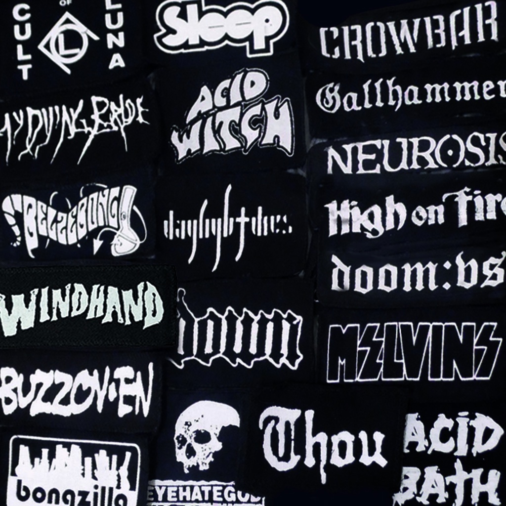 Patch Doom, Stoner e Sludge Metal, Bandas Patches Silk Serigrafia