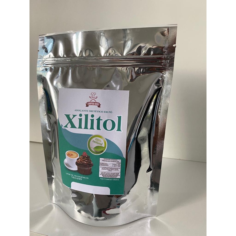Xylitol Cristal 100 puro 1Kg Dieta Low Carb Shopee Brasil