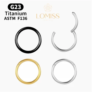 Piercing Septo Rook Conch Nariz Argola TitÂnio G23 Segmento Articulado Pvd Lomiss piercing