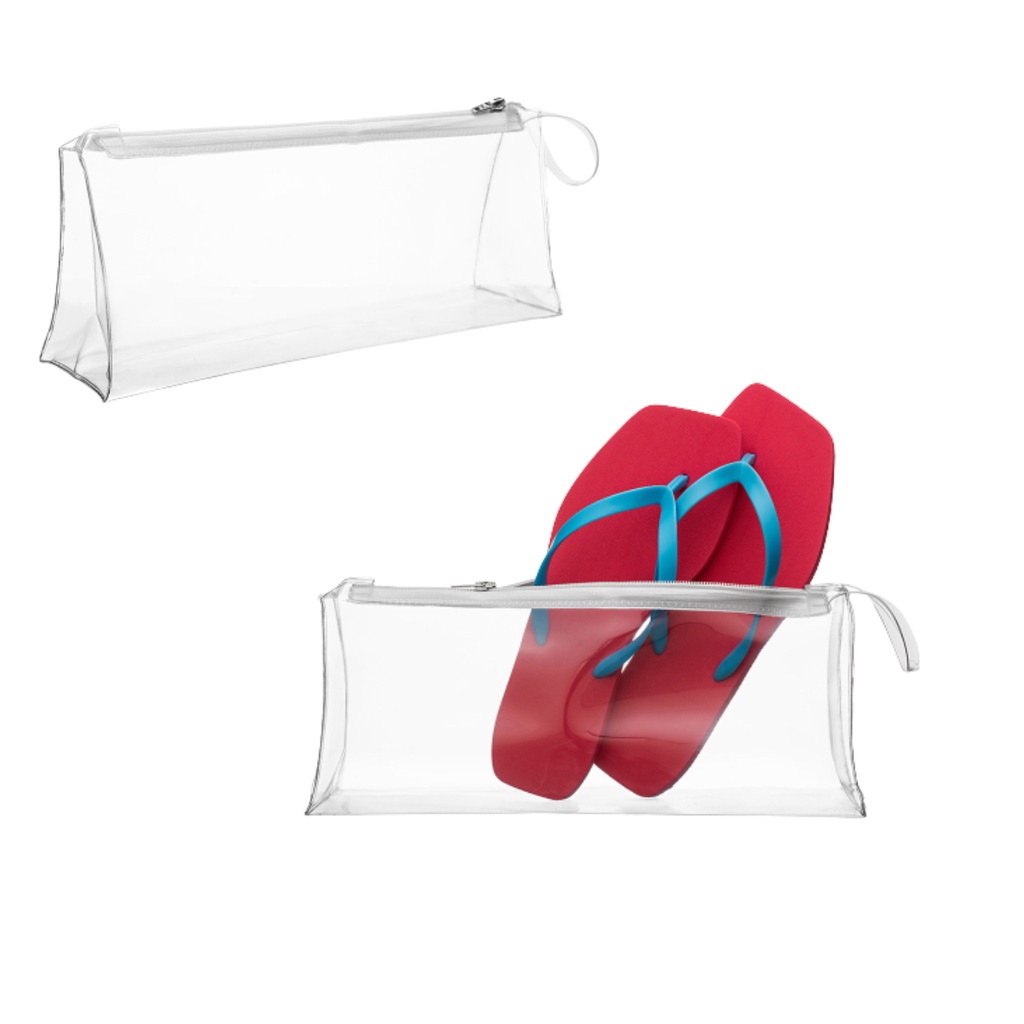 Necessaire Bolsinha Estojo Viagem Transparente