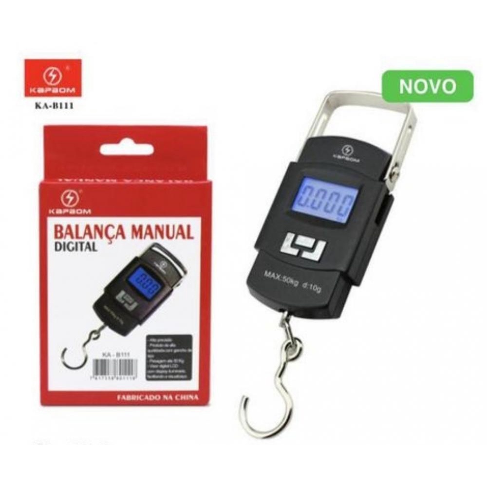 Balança digital portátil de mala Peso: Até 50 Kg | Shopee Brasil