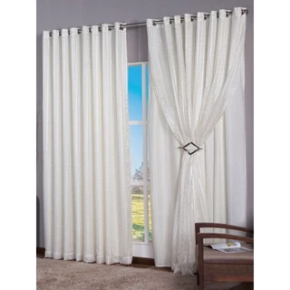 cortina 4 00 m x 2 80 m voil com forros micro ilhos cromado
