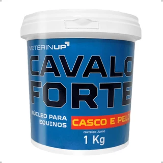 Cavalo Forte Casco e Pelo 1kg - Fortalecer o Casco Crescer Rabo e Crina + Brilho na Pelagem
